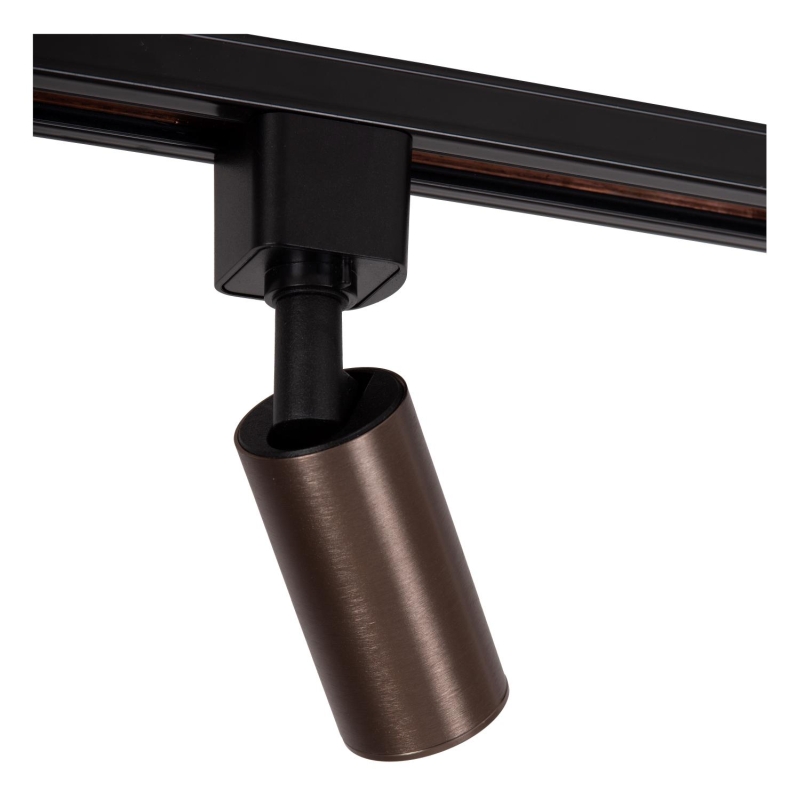 Lucide TRACK RITMO Track spot - 1-circuit Track lighting system - 1xGU10/MR11 - Coffee (Extension)